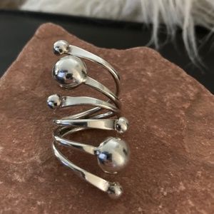 .925 Sterling Silver Statement Ring